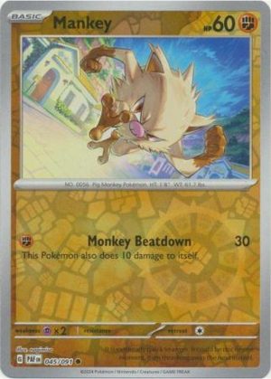 Mankey - 045/091 - Reverse