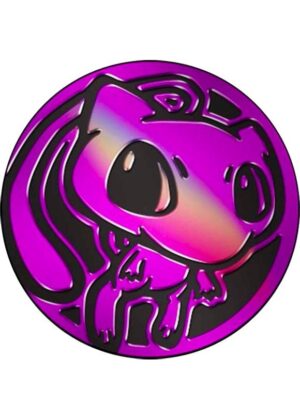 Mew Pokemon mønt (Pink - Rainbow Holo) - Almindelig