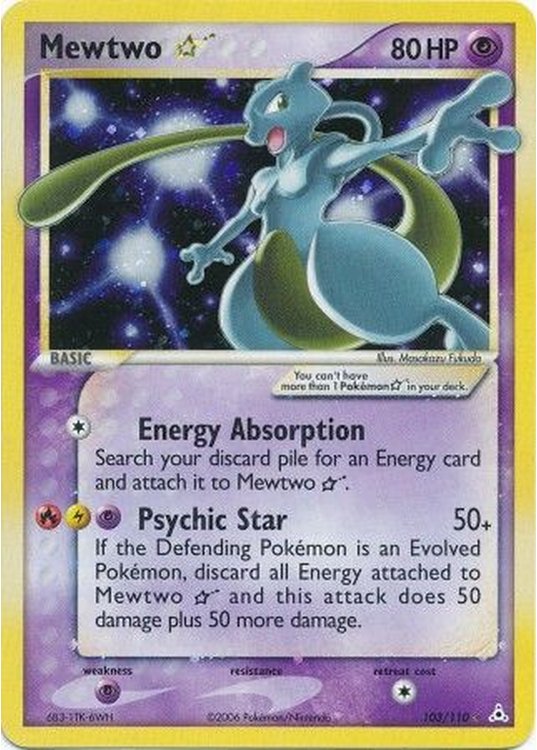 Mewtwo * (Gold Star) - 103/110