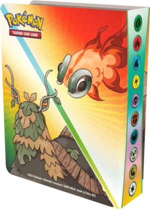Mini mappe med pokemonmotiv (1 kort pr. side)(PAL) - Bagside af mappen