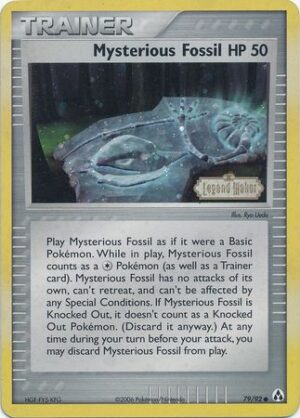 Mysterious Fossil - 79/92 - Reverse