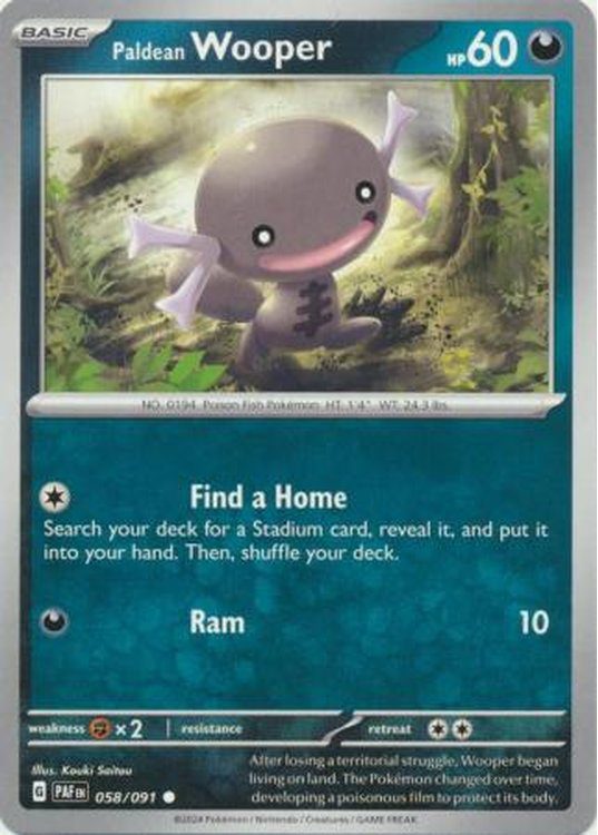 Paldean Wooper - 058/091