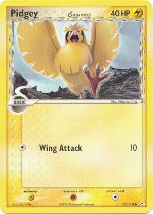 Pidgey &delta; - 77/110
