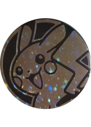Pikachu Pokemon mønt (Sølv - Starlight Holo) - Almindelig