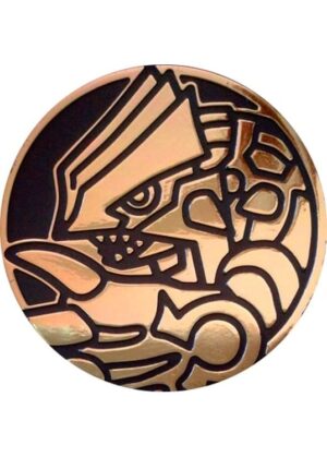 Primal Groudon Pokemon mønt (Guld - Mirror Holo) - Almindelig