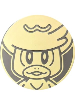 Quaxly Pokemon mønt (Guld - Mirror Holo) - Stor