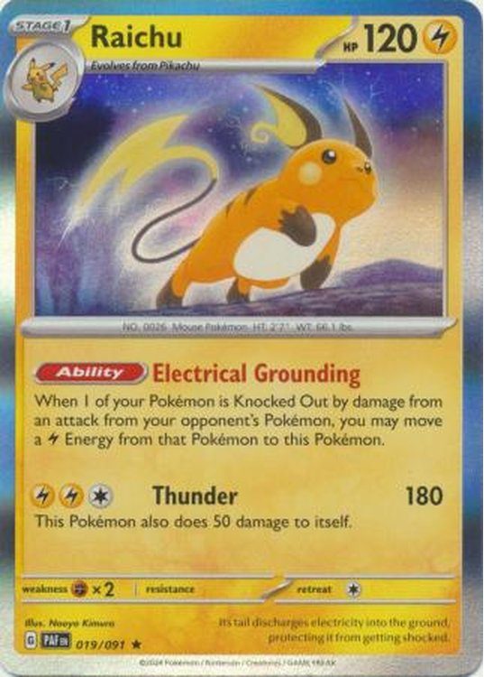 Raichu - 019/091 (Holo)