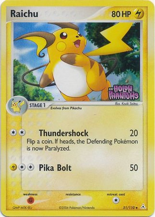 Raichu - 51/110 - Reverse