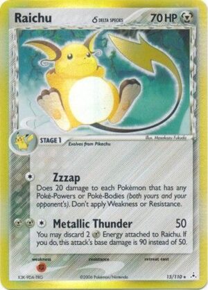 Raichu &delta; - 15/110 (Holo)