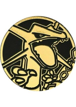 Rayquaza Pokemon mønt (Guld - Mirror Holo) - Stor