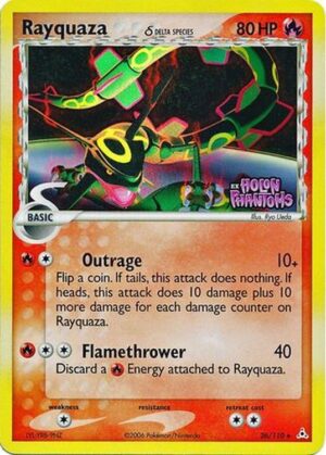 Rayquaza &delta; - 26/110 - Reverse