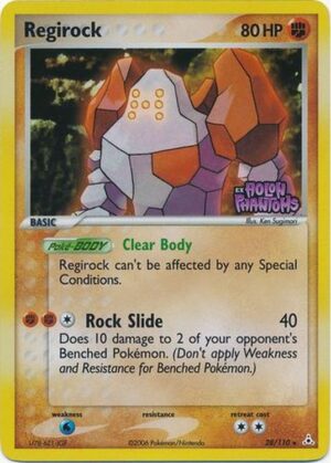 Regirock - 28/110 - Reverse