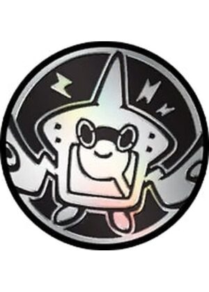 Rotom Pokédex form Pokemon mønt (Sølv - Rainbow Holo) - Almindelig