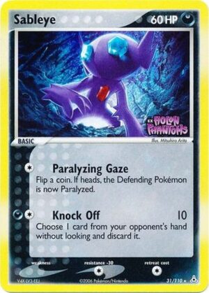 Sableye - 31/110 - Reverse