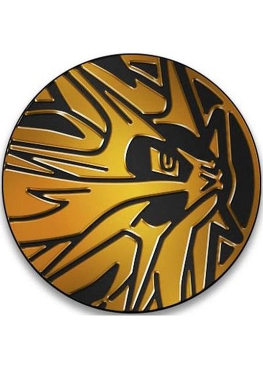 Solgaleo Pokemon mønt (Bronze - Rainbow Holo) - Almindelig