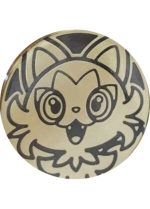 Sprigatito Pokemon mønt (Guld - Mirror Holo) - Stor
