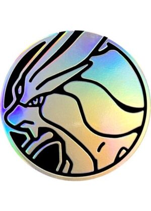 Suicune Pokemon mønt (Sølv - Rainbow Holo) - Almindelig