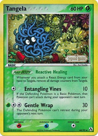 Tangela - 44/92 - Reverse