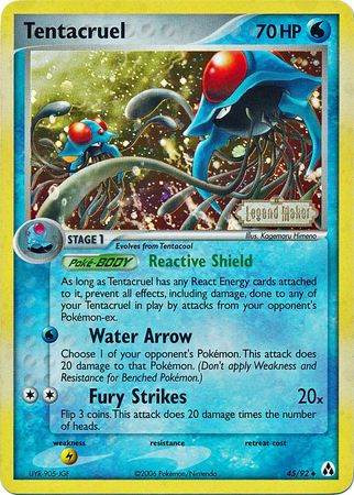 Tentacruel - 45/92 - Reverse
