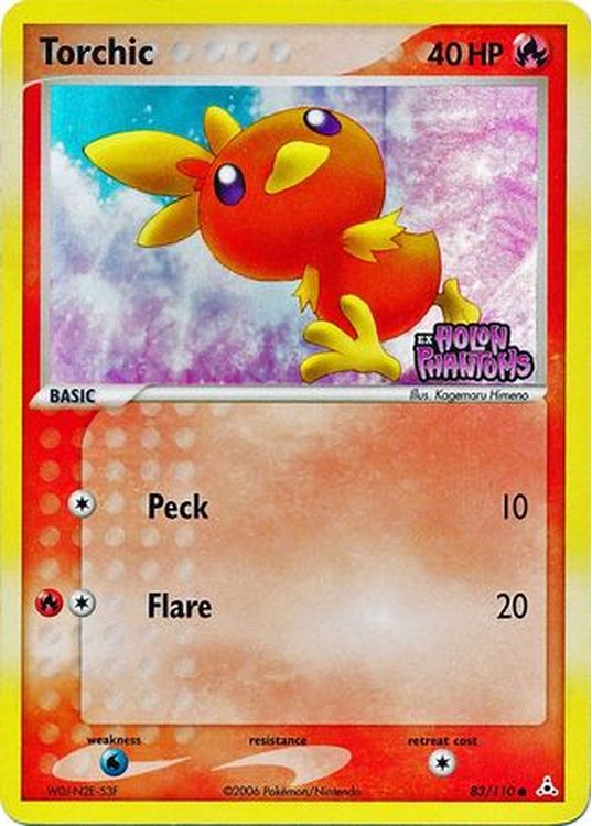 Torchic - 83/110 - Reverse