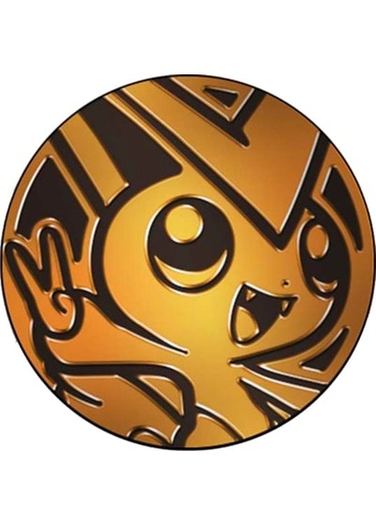 Victini Pokemon mønt (Bronze - Mirror Holo) - Stor
