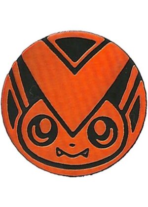 Victini Pokemon mønt (Rød - Rainbow Holo) - Almindelig