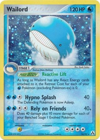 Wailord - 14/92 (Holo)