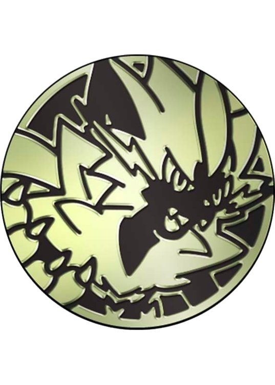 Zeraora Pokemon mønt (Guld – Mirror Holo) – Almindelig