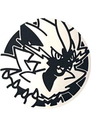 Zeraora Pokemon mønt (Sølv - Mirror Holo) - Stor