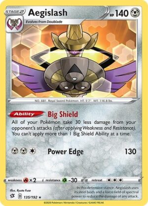 Aegislash - 135/192