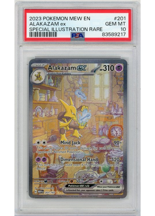 Alakazam ex PSA 10 - Gradede pokemon kort på Pokemons.dk