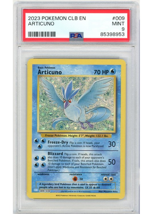 Articuno PSA 9 - Gradede pokemon kort på Pokemons.dk