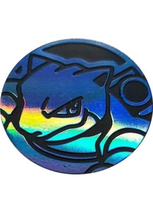 Blastoise Pokemon mønt (Blå - Sheen Holo) - Almindelig