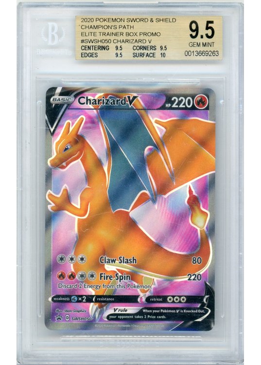 Charizard V SWSH050 BGS 9.5