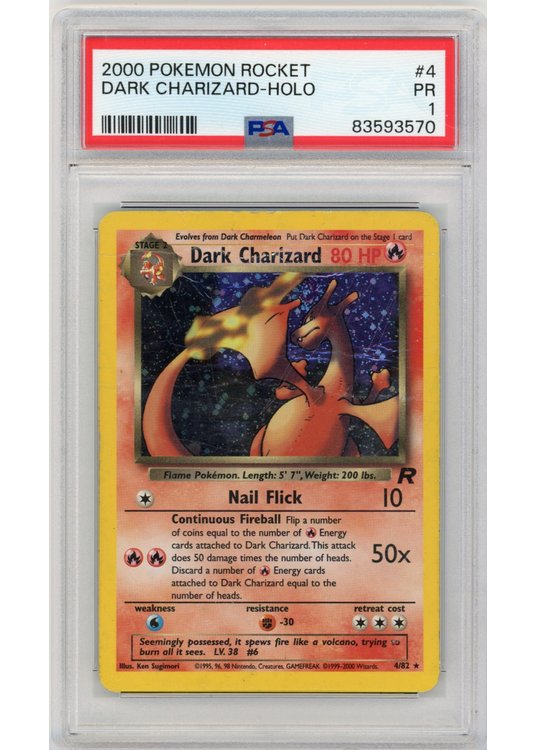 Dark Charizard 4/82 PSA 1