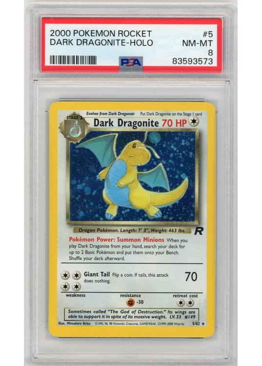 Dark Dragonite 5/82 PSA 8