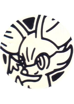 Fennekin Pokemon mønt (Sølv - Rainbow Holo) - Almindelig