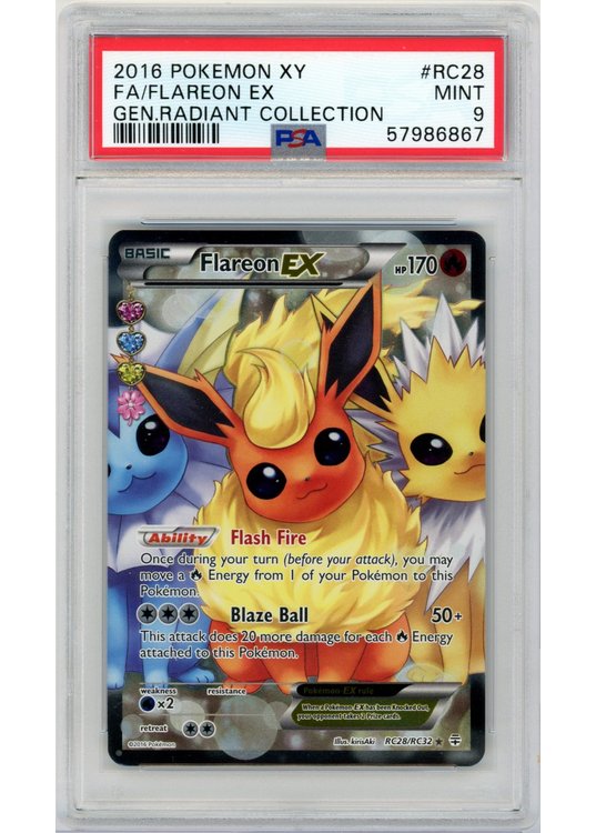 Flareon EX RC28/RC32 PSA 9
