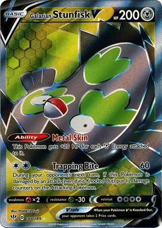 Galarian Stunfisk V - 184/189