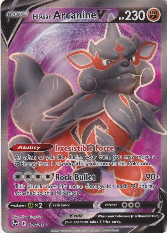 Hisuian Arcanine V - 179/195