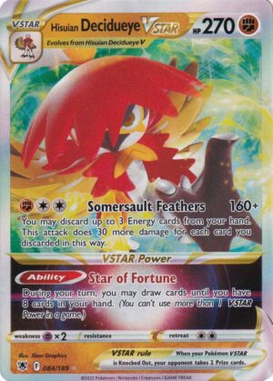 Hisuian Decidueye VSTAR - 84/189