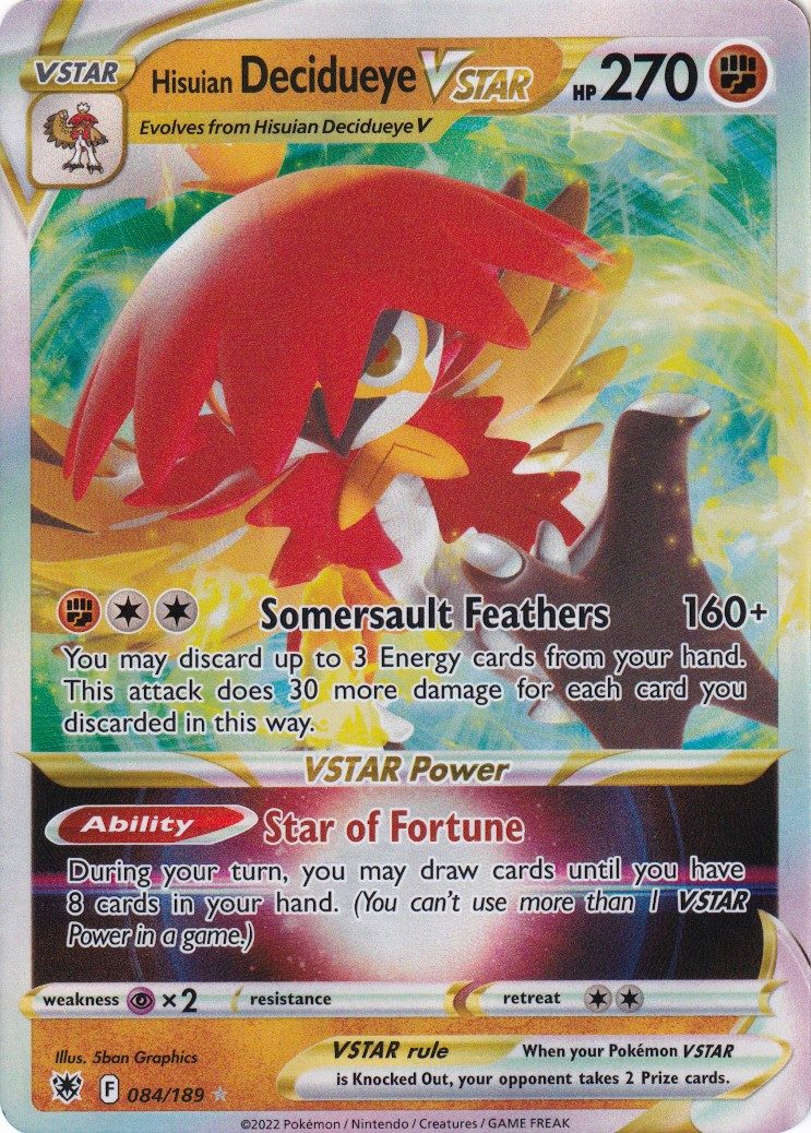 Hisuian Decidueye VSTAR - 84/189