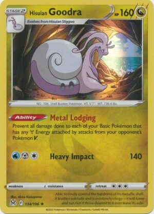 Hisuian Goodra - 134/196 (Holo)