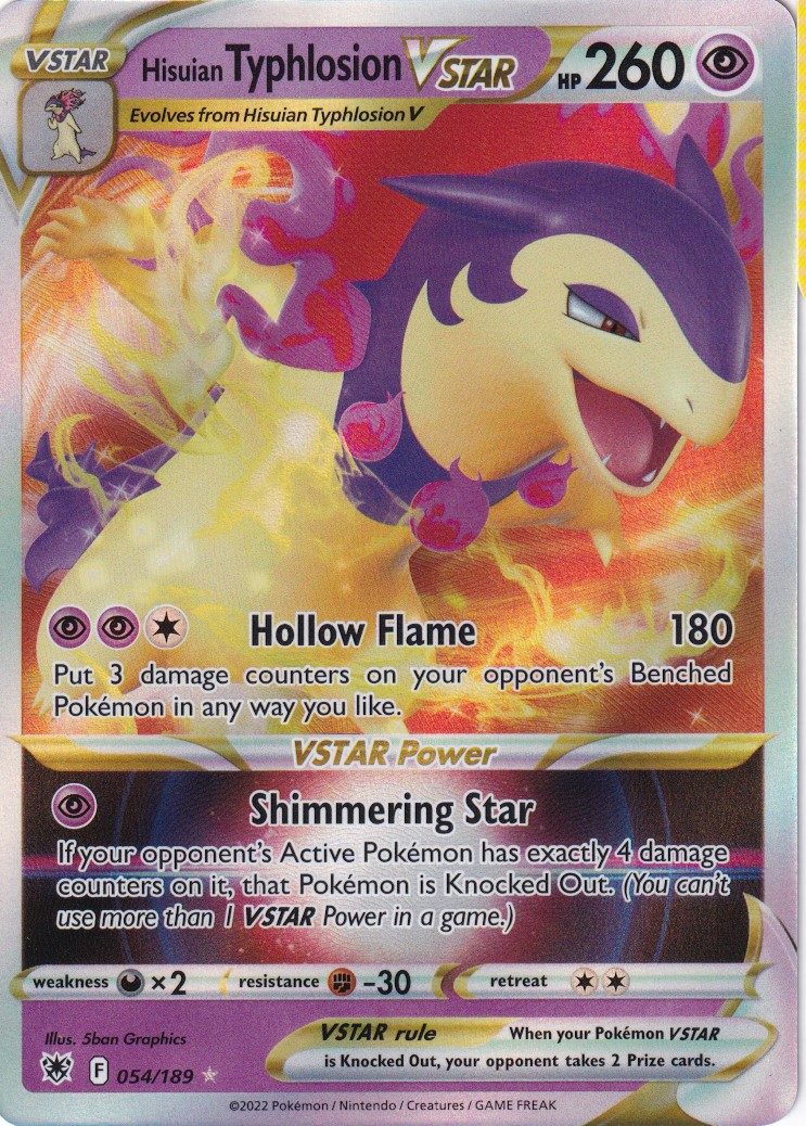 Hisuian Typhlosion VSTAR - 54/189