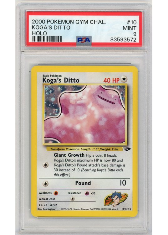 Koga's Ditto 10/132 PSA 9