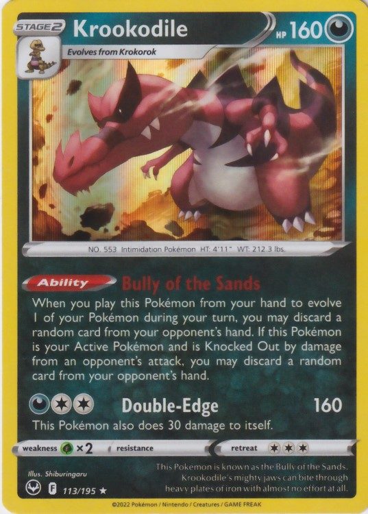 Krookodile - 113/195 (Holo)