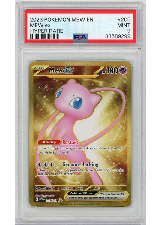 Mew ex 205/165 PSA 9