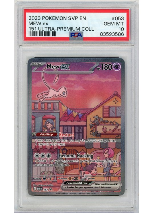 Mew ex PSA 10 - Gradede pokemon kort på Pokemons.dk