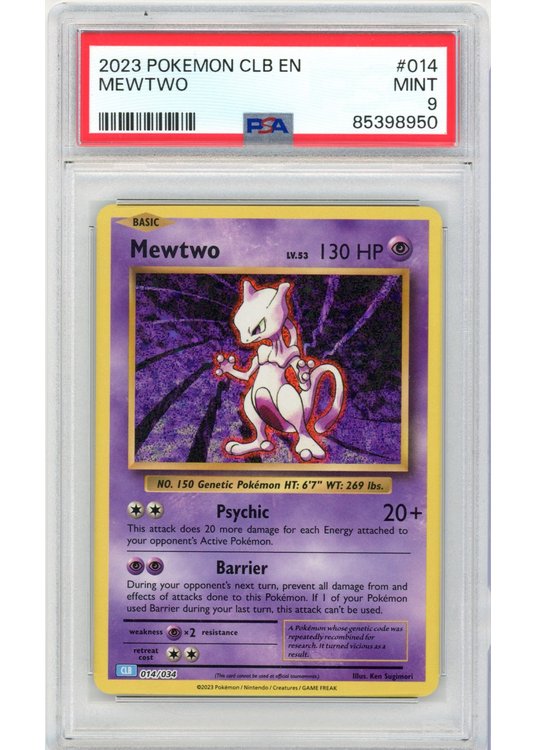 Mewtwo 014/034 PSA 9