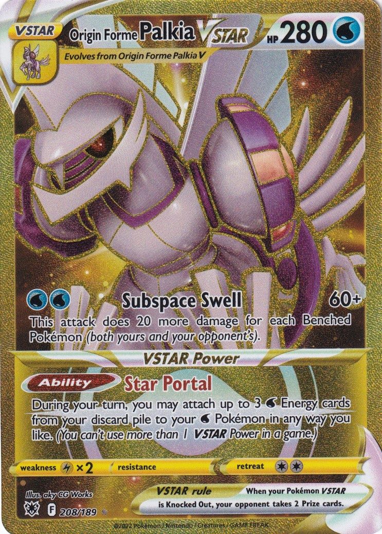 Origin Forme Palkia VSTAR - 208/189